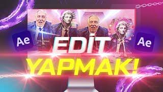 EDİTLERİMİ NASIL YAPIYORUM? AFTER EFFECTS ÖĞRETİCİ VİDEO!