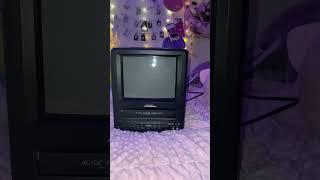 Fixing a retro VHS tv I found on the street in NYC (pt 1)  #shorts #tvhead