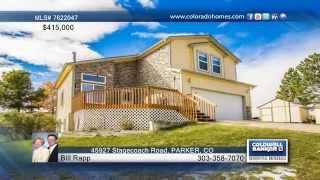 45927 Stagecoach Road  PARKER, CO Homes for Sale | coloradohomes.com