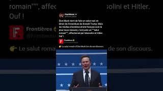URGENT : Elon Musk fait un salut nazi en direct de l’investiture de Trump.
