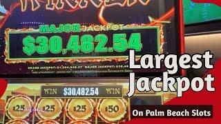 OMG! Our Largest Jackpot Yet! $25/Spin Palm Beach Slots Subscribe for more!