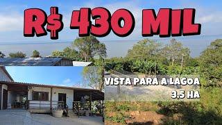 [735] CHÁCARA DA CASA GRANDE, DE FRENTE PARA LAGOA DOS BARROS, OSÓRIO - 3,5 HA R$ 430 MIL