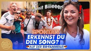 Spontan-Erkennst DU den Song? - EM-Spezial von der Kölner Fanmeile!