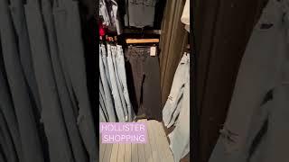 HOLLISTER HAUL HOLLISTER #shopping  2023 Shop With Me BACK TO SCHOOL CLOTHES SHOPPING #shorts