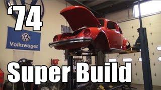 Classic VW BuGs 1974 Super Beetle Restoration Body Off Project