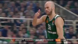 Panathinaikos-Olympiacos 85-87 : Nick Calathes 23 pts | Eurohoops