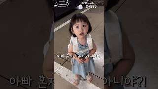 D+895 아빠 혼자 가는거 아니야~ 요즘 부쩍 아빠를 더 좋아하는 또율 #29개월아기 #성장기록