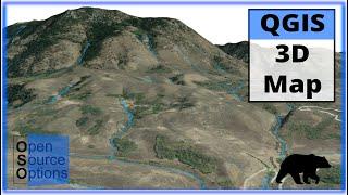 QGIS 3D Map using 3D View (Version 3.x)