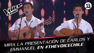 The Voice Chile | Carlos Gajardo y Emmanuel Hernández (Jibano) - Titanium