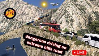 driving overload bus on extreme hills road #3