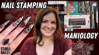  Gothic Glam feat. MANIOLOGY | Stamping Tutorial & Review 