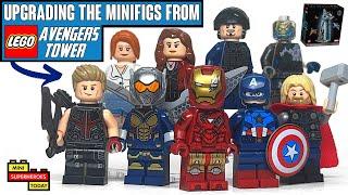 UPGRADING the Minifigs from the $500 LEGO Avengers Tower!