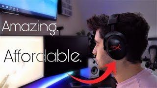 $50 Gaming Headset! - HyperX Cloud Core Review + Mic Test!