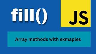 Fill array method with example