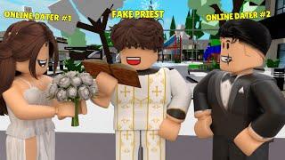 DESTROYING ONLINE DATERS WEDDING In Brookhaven RP! (Roblox)