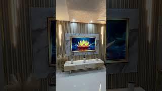 @bighooos  Elevate Your Living Space With This Amazing Golden Lotus TV Frame | 4K Frame #tvdecor