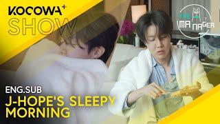 BTS's J-HOPE Has A Sleepy Start To His Morning  | The Manager EP351 | KOCOWA+