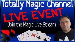 Totally Magic Channel LIVE today | Come join the Magic Tricks and chat