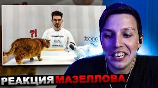 МАЗЕЛЛОВ СМОТРИТ БРАЙН МАПС - Заменил Своего Кота Роботом за 3000$ | РЕАКЦИЯ МАЗЕЛОВА TheBrianMaps