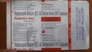 Rabetic dsr || Rabeprazole sodium (EC) Domperidone (SR) Capsule|| गैस, पेट-सीने में जलन से राहत!