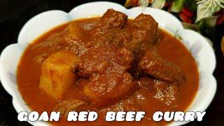 Goan Style Red Beef Curry | Tasty Goan Beef Curry | Chef Pinto