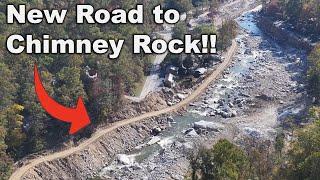 CHIMNEY ROCK 1 Month After Helene - West Virginia Boys build road from Bat Cave! 10/27/2024