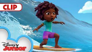 Learn to Surf!   | Music Video | Eureka! | @disneyjr