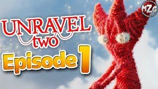 Unravel Two Gameplay Walkthrough - Episode 1 - Yarny's New Friend! Chapter 1 & 2! (PS4)