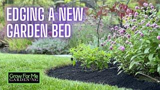 Edging a New Garden Bed, Fall Planting, and Cleanup || Grow For Me 5b