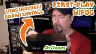 AtGames VIBS (Rachel) Board + Alienware OTG PC Install for Legends Pinball | First-Play w/FoG