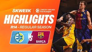 MACCABI UPSETTING BARCELONA ??  Maccabi Tel-Aviv vs Barcelona - Highlights EuroLeague R14