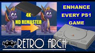 PS1 GAMES REMASTERED | Atari VCS and RetroArch | Enhance your PS1 GAMES