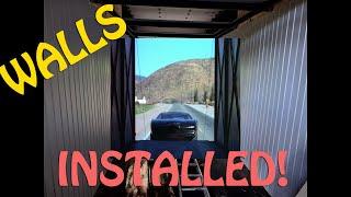 KITT's Garage Construction Started! Knight Rider Semi Gets Corrugated Walls Installed!