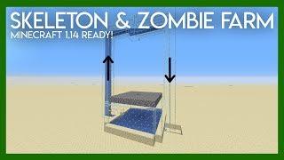 EASY Zombie/Skeleton Farm Tutorial! (Works in 1.20!)