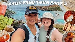 WHAT TO EAT IN HAWAII | OAHU FOOD TOUR PART 3 + HANAUMA BAY