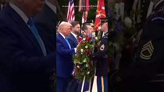 Resident Trump ,Phó Tổng Thống ,bộ trưởng Quốc Phòng vinh danh ngày Cựu Chiến Binh Mỹ️#resident