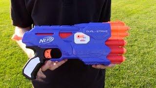 Nerf N-Strike Elite Dual-Strike - Range Test (Stock)