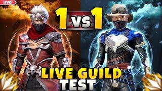 LIVE 1VS1 GUILD TEST FREE FIRE  #GYANGAMING #CLASSYFREEFIRE #NONSTOPGAMINGLIVE