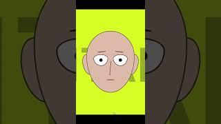 Saitama’s animated face