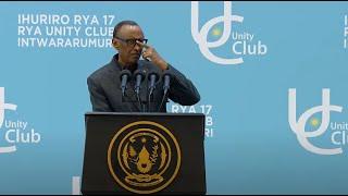 LIVE:  Ijambo rya Perezida Paul Kagame | Ihuriro rya 17 rya Unity Club Intwararumuri |