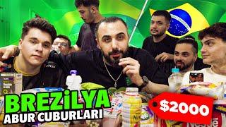 EKİPLE BREZİLYA ABUR CUBURLARINI DENEDİK!!  (2000 DOLARLIK YİYECEK?)