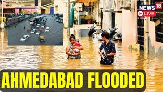 Gujarat Floods: Heavy Rains Displace Over 600, Ahmedabad Severely Affected | Rain News- N18L