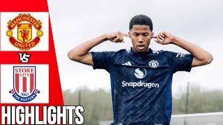 Manchester United vs Stoke City | All Goals & Highlights | U18 Premier League | 30/11/24