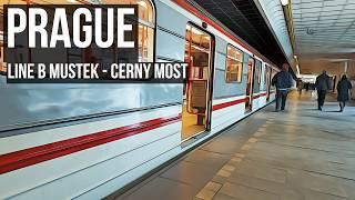 PRAGUE METRO: Line B Mustek - Cerny Most