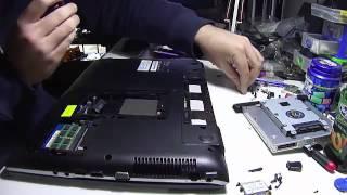 SMONTARE RIPARARE DISASSEMBLY REPAIR NOTEBOOK PC PORTATILE samsung np300e7a ITA