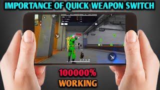 QUICK WEAPON SWITCH SECRETS || WEAPON SWITCH FAST ONE TAP TRICKS  || HOW TO USE QUICK WEAPON SWITCH