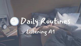 Daily Routine with Vocabulary | Listening A1 | English Portal