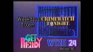 WTZH 24 now Wmdn cbs 24 Meridian MS Station id 1989