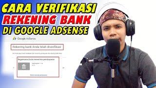 CARA VERIFIKASI REKENING BANK DI ADSENSE GAJI YOUTUBER PEMULA | #rendisney