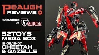 Video Review: 52TOYS Mega Box IB-05/IB-07 CHEETAH and GAZELLE